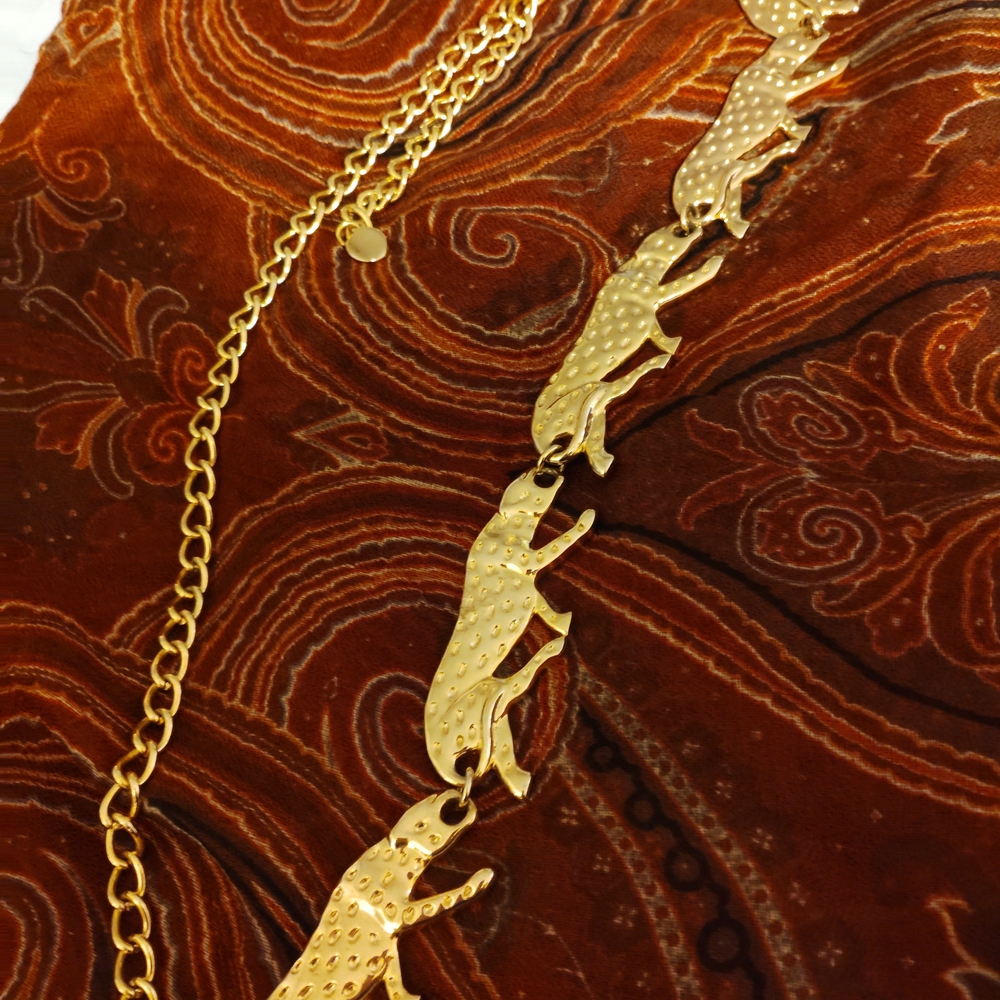 Elegant Gold Elephant Necklace